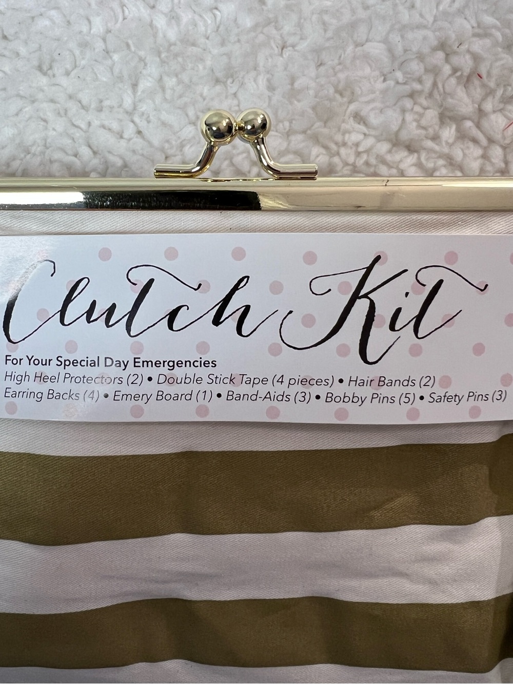 C.R. Gibson Wedding Day Special Event Clutch Cosmetic Kit - Picture 4 of 8